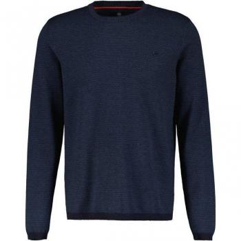 LERROS gestrickter Pullover mit Streifen – Langhals