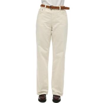 Pantalon Superdry Femme, Modèle W7011200A, Couleur blanc cassé, Taille 32/30, Casual, Coton