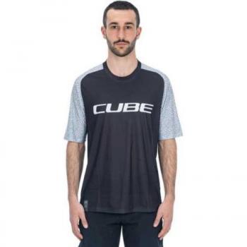 Maglia Enduro a Maniche Corte Cube Grigia