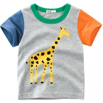 Freundliches Kurzarmshirt für Jungen und Mädchen