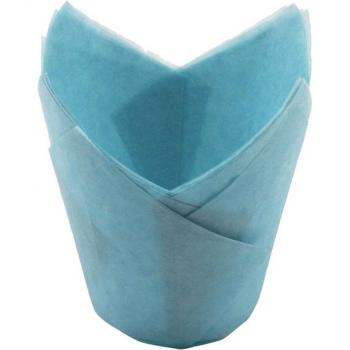 Tazas de Papel para Hornear 50 Uds Estilo Tulipán