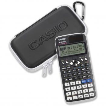Casio FX‑991DE Schulrechner Bundle mit Schutzcase (Schwarz/Weiß)
