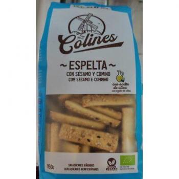 Colines Orgánicos de Espelta, Semillas de Sésamo y Comino – 150 g (Ecosana)