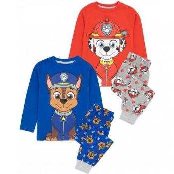 Pyjama Long pour Enfants avec Chase & Marshall de Paw Patrol (Pack de 2) 2-3 Ans