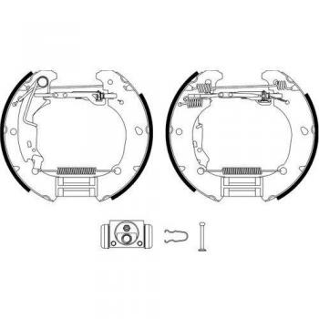 Disco Tambor KIT HELLA 8DB 355 022-891 Frenos