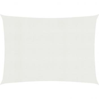 Voile D'ombrage 160 g/m² PEHD 5 × 6 m Blanc (Helloshop)