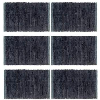 Nappage de salle à manger – coton anthracite