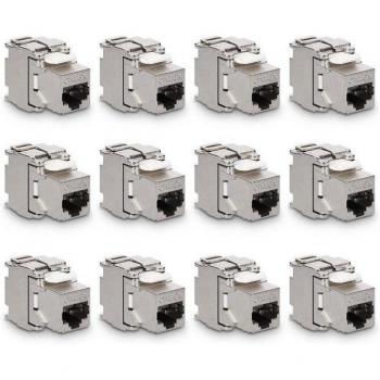 Kit de brassage 12x RJ45 Cat 6A – Connecteur blindé