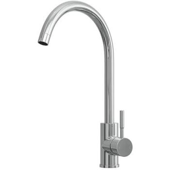 Balterley Sleek Round Single-Handle Kitchen Faucet – Chrome, Top-Fix (355x90x245mm)