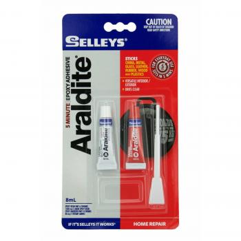 Selleys Araldite 5 Minute Epoxy Adhesive 8ml Holds up to 75kg