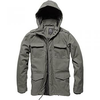 Vintage Industries Darren Giacca Impermeabile Grigia M