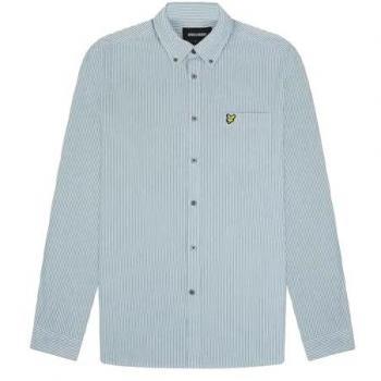 Camicia a maniche lunghe Lyle & Scott in stile Oxford a righe