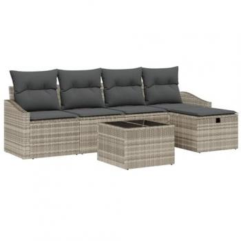 VidaXL Summer Shade Garden Sofa Pack – 6 Pieces