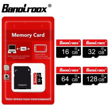 5pcs Micro SD Memory Cards (8GB, 16GB, 32GB, 64GB, 128GB) C10 with Adapter