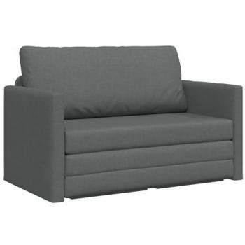 Sofá cama gris oscuro 2 en 1 124x71x78 cm