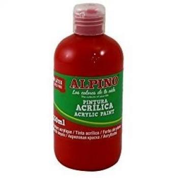 Alpino pintura acrílica 250ML rojo