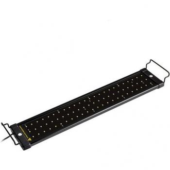 Nicrew 30-82cm 100-240V LED Beleuchtung für Aquarien mit anpassbaren Halterungen, weiß und blau