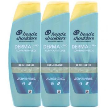 3 x Beruhigendes Head & Shoulders Shampoo gegen Schuppen