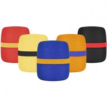 Kit de Funda Anti-Polvo para Micrófono KTV – 5 Esponjas Suaves Reemplazables