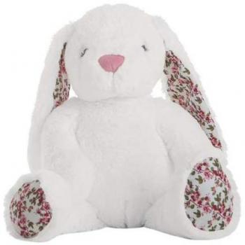 Peluche Conejo Flores en Caja 40 cm