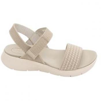 IVACHY Women's Light-Weight Khaki Platform Sandals – Size 5