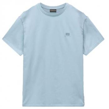 Napapijri T-Shirt Nina NP0A4H87 Himmelblau Passform