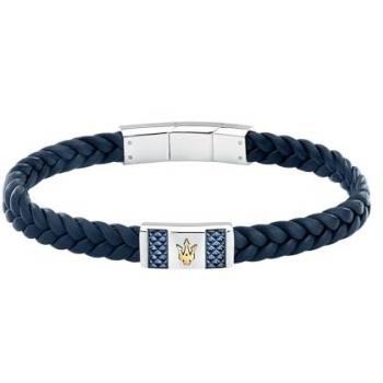 Bracciale Maserati in Pelle Riciclata per Uomo
