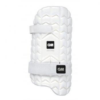 Glove-Style White Thigh Shield – Right Hand