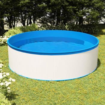 Piscine Extérieure avec Écumoire et Pompe 350x90 cm