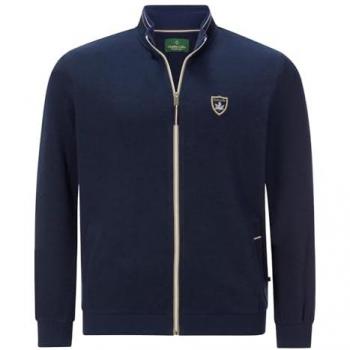 Charles Colby Sweatjacke DUKE FITZWILLOW mit Ellenbogen-Patches