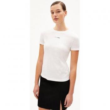 Armedangels T-Shirt mit Statement 'EBAANORA EXCEPT CHANGE'