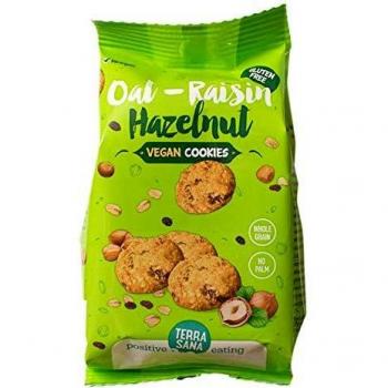 Galletas Sin Gluten de Avena, Pasas y Avellanas 150 g Terrasana