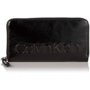 Calvin Klein Edged Large Ziparound S Women's Wallet, 10x2.5x19 cm