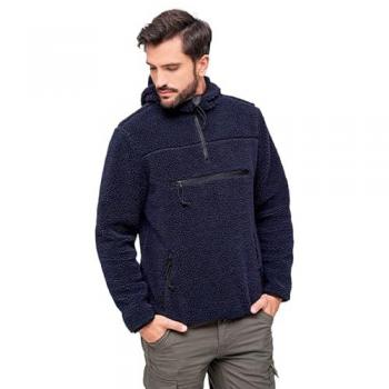 Brandit Teddyfleece Worker Pullover Blau 3XL