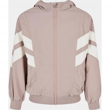 Dívčí bunda Crinkle Batwing v růžovém a pískovém provedení
