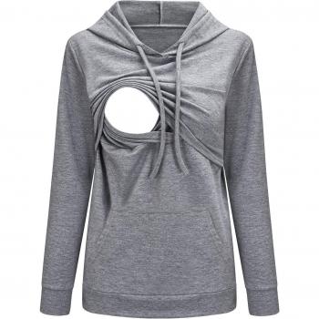 Breastfeeding Hoodie for Pregnant Women