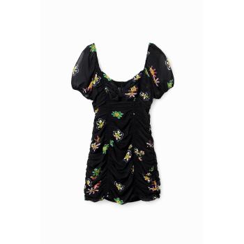 Vestido curto com nó