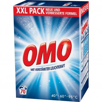 Omo Universal „Strahlend Rein“ – Leuchtkraft‑Booster 70 WL (Einzelpack)