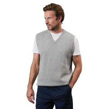 Premium Pure Cotton Light Grey Knitted Tank – Men's Medium