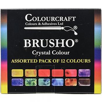Brusho Crystal Paints Assorted 12 Pack