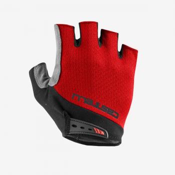 Luvas Castelli V Vermelho-Preto – Pequeno