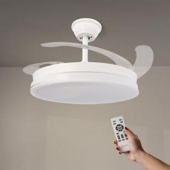 VeranoInvierno Olga 68W Ventilador LED Palas Retráctiles