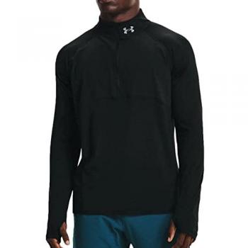UA Qualifier 2.0 1/2 Zip Performance Top – Black