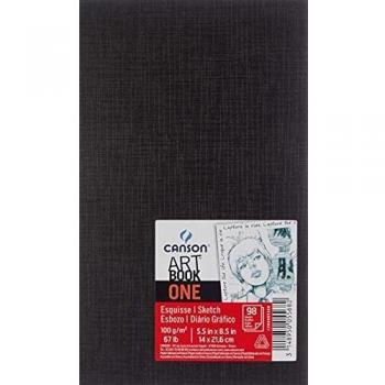 Canson Skizzenbuch Artbook One, 140 x 216 mm, schwarz