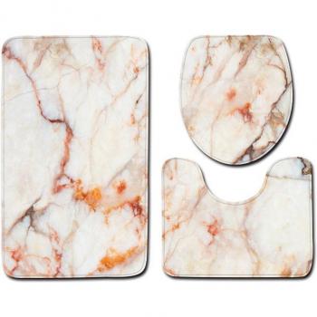 Zeegle Toilet Mat and Rug Set