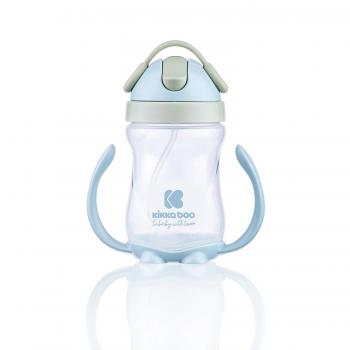 Taza para Bebés con Pajita Azul 300ml