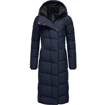 Extralanger Ragwear Wintermantel Pavla Long mit Kapuze