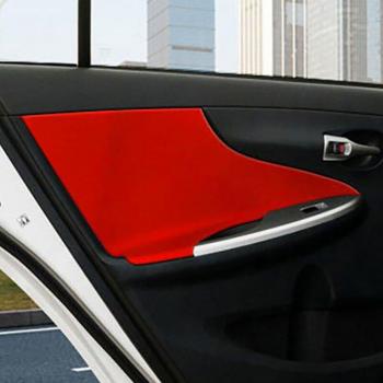 Housse de protection en cuir microfibre pour poignées de porte Toyota Corolla 2007