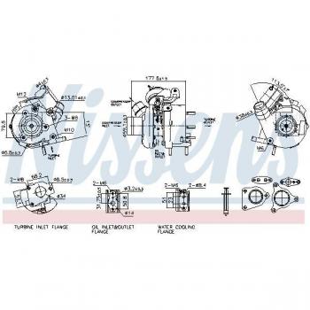 Nissens Turbocharger 93796 PowerDrive
