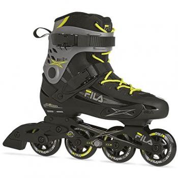 Patines Fila Skates Houdini negro gris amarillo